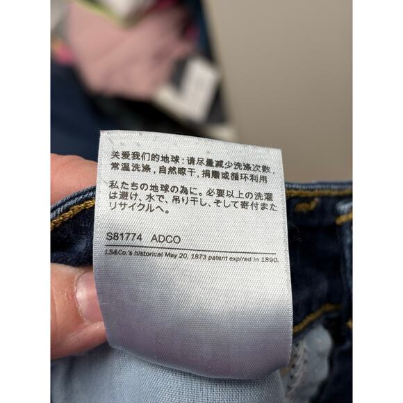 Levi's Jeans, 721 High Rise Skinny, Dark Wash, Women's Size 27 - Picture 8 of 8